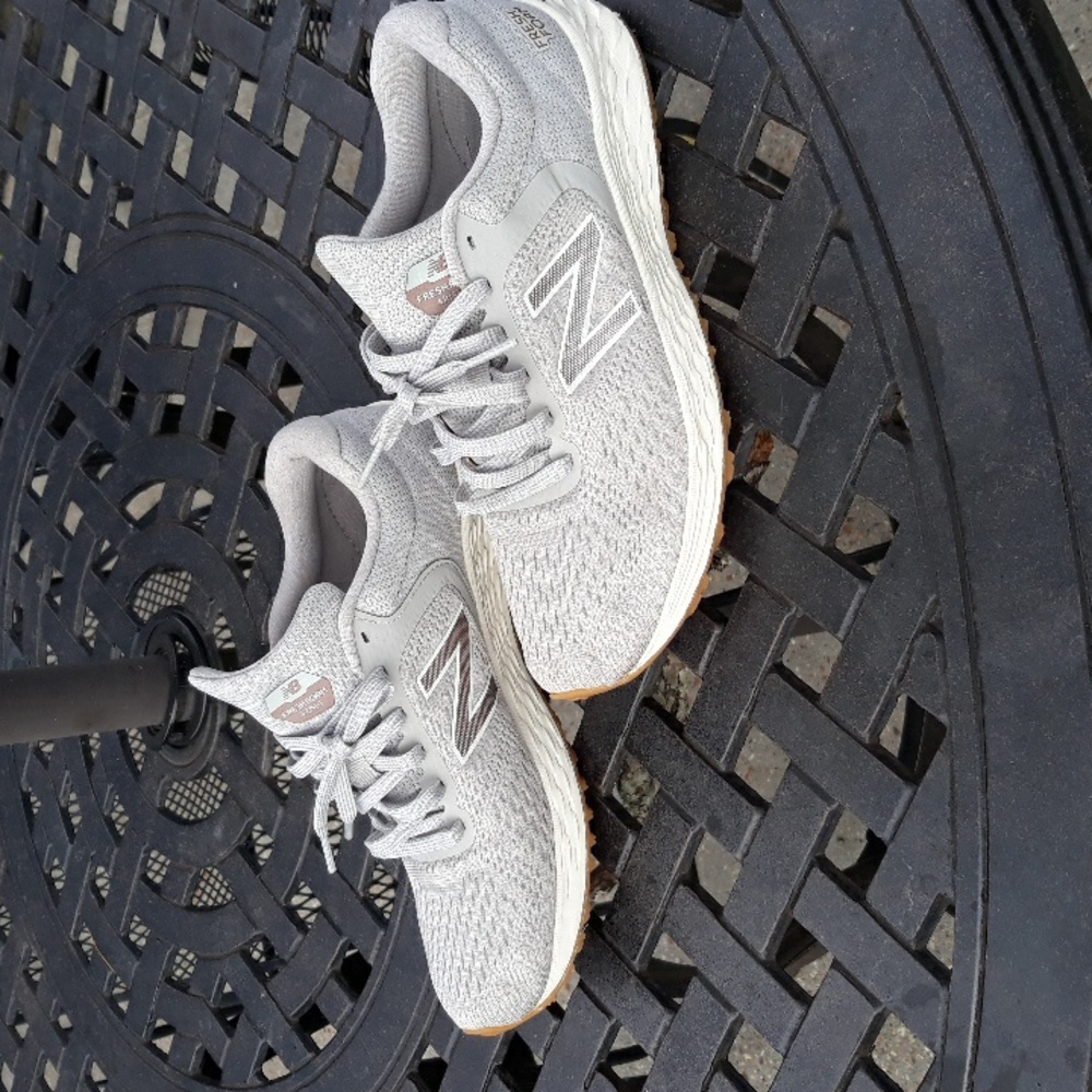 New Balance Light Gray Athletic Sneakers